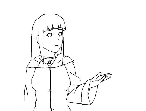 Desenho De Hinata Personagem Do Naruto Para Colorir Tudodesenhos