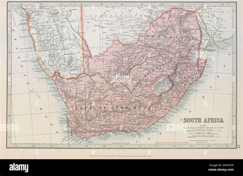South Africa Cape Of Good Hope Transvaal Orange Free State Johnston