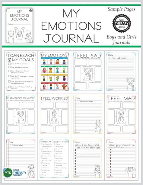 This miniature book about feelings for kids is called 'my book about feelings' and comes to us from scholastic.com. This comprehensive set of Emotional Regulation Worksheets ...