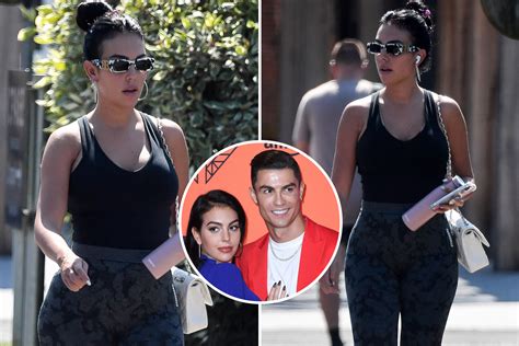 Georgina Rodriguez Shows Off Incredible Body In Skin Tight Gym Gear As Cristiano Ronaldo