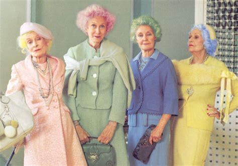 Scathingly Brilliant Style Idols Colorful Old Ladies