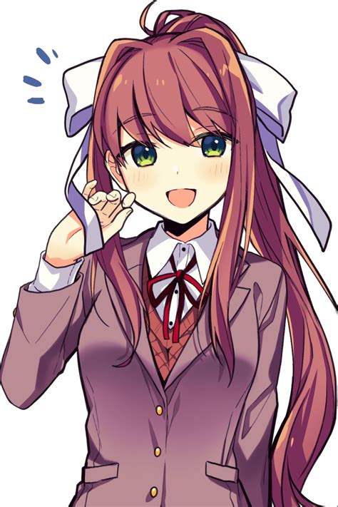 Monika Is Happy To See You~ 💚💚💚 By Kuoinu On Twitter Rddlc
