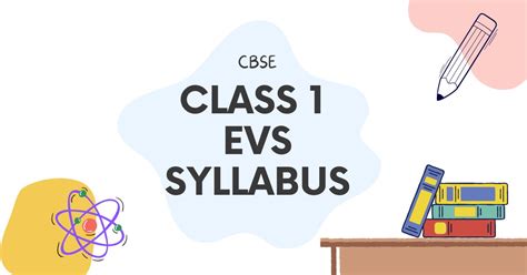 Cbse Evs Class 1 Syllabus An Introduction To Environmental Studies