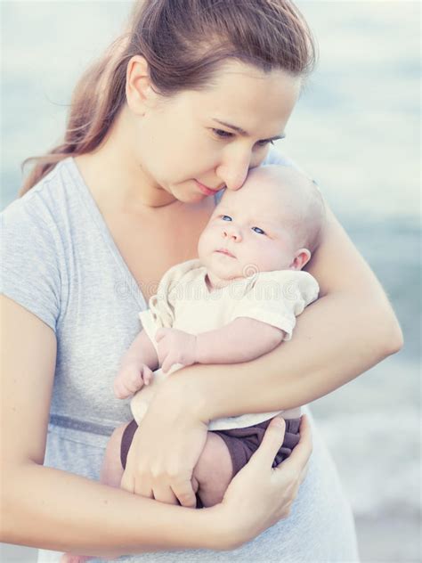 Mother And Baby Stock Photo Image Of Cute Care Holding