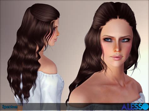 The Sims Resource Alesso Spectrum Hair