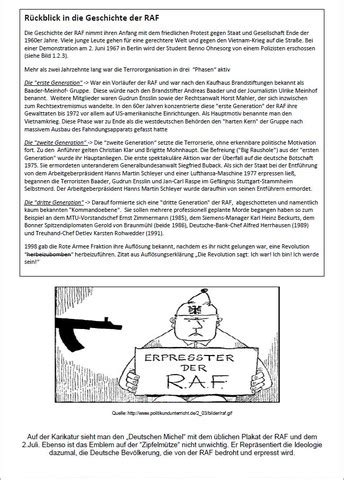 Meilensteine der deutschen geschichte deutschland ist heute ein demokratischer staat im herzen europas. Zusammenfassung RAF. Alles korrekt und das Wichtigste ...