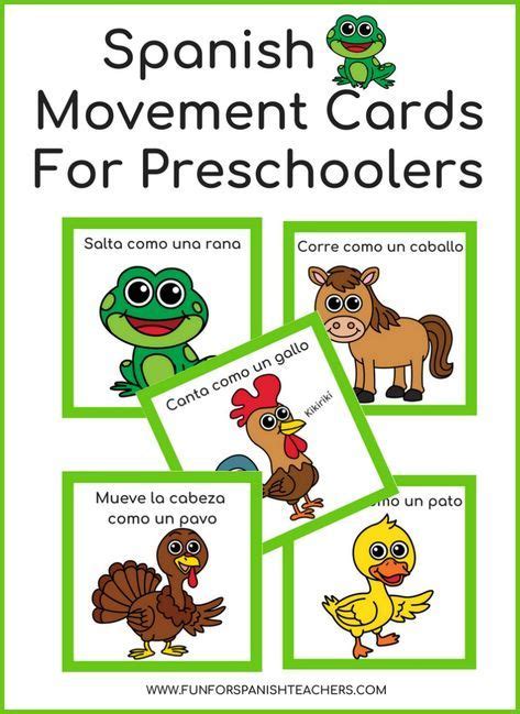 Preschool Spanish Lessons Spanish Classroom Activities Learning