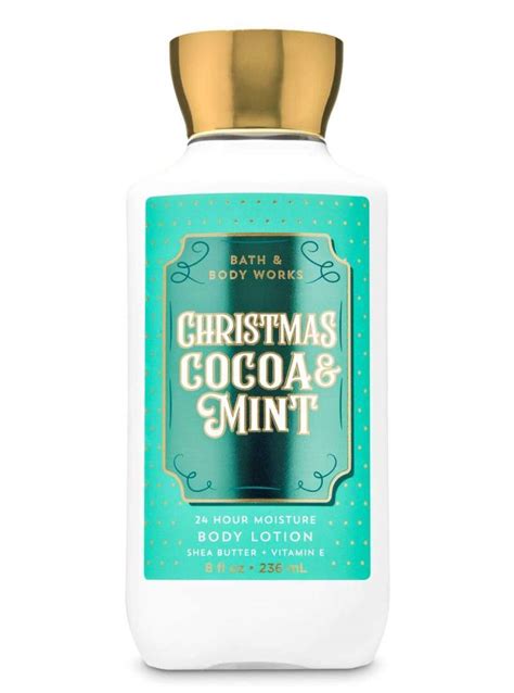 Jual Bath And Body Works Body Lotion Christmas Cocoa And Mint 236ml