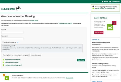Discover important information about this bank: Mandatory Upgrade is Required (Lloyd Banking Scam) | Scam