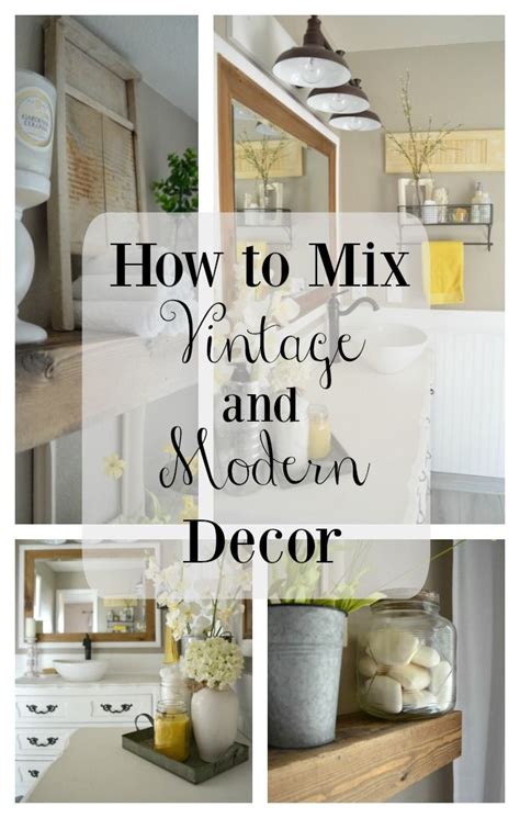 Vintage modern home decor goes by several names: How to Easily Mix Vintage and Modern Decor | Modern ...