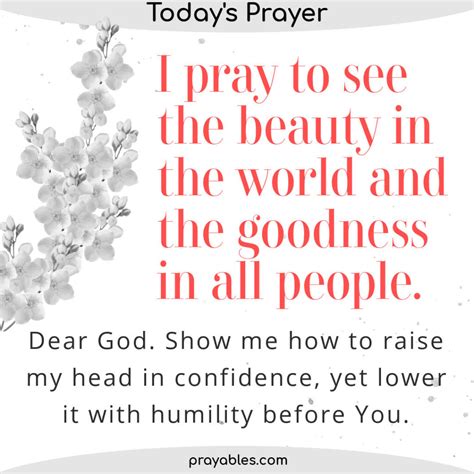 Prayer Beauty And Goodness Prayables