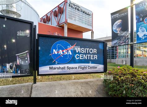 Huntsville Alabama Usa December 29 2021 The Marshall Space Flight Center Msfc In