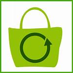 Shopping Eco Icon Clip Clipart Vector Bag
