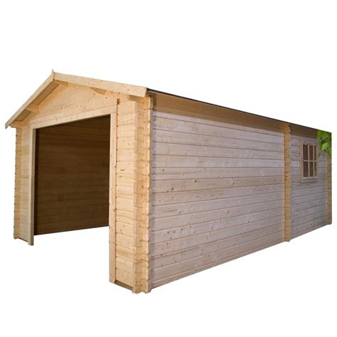 Carport box auto legno lamellare prezzi. Box in legno da giardino grandi - da 14 a 20 mq | Casette ...
