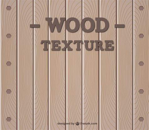 Free Vector Wood Template Design