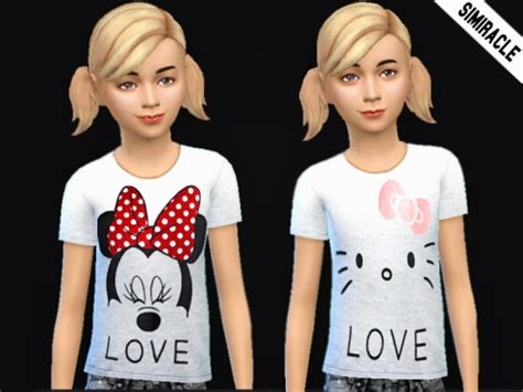 Random Shirts For Kids At Simiracle Sims 4 Updates