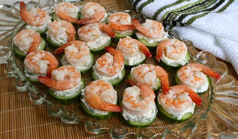 The shrimp and cucumber appetizers were my favorite. Cucumber-Shrimp Bites - Savor the Best