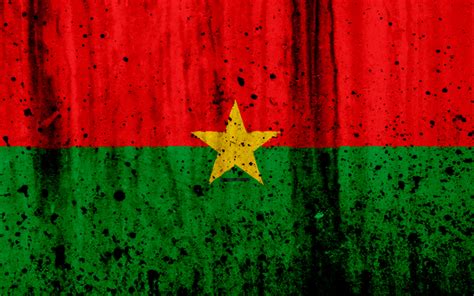 Télécharger Fonds Décran Burkina Faso Drapeau 4k Grunge Le Drapeau