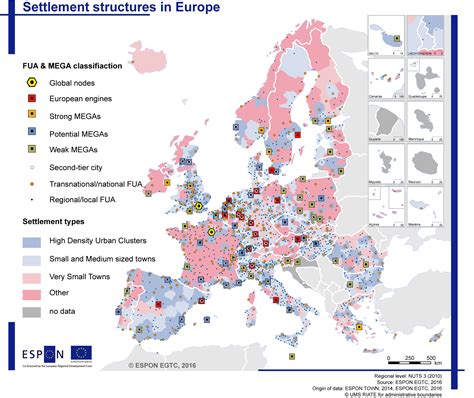 Polycentric Territorial Structures And Territorial Cooperation Espon