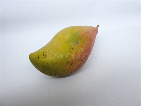 Single And Group Of Totapuri Raw Mango Fruit Isolated On White