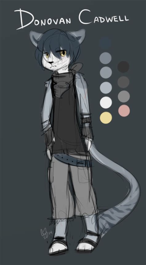 Anthro Cat Oc Donovan Cadwell By Noewhit On Deviantart