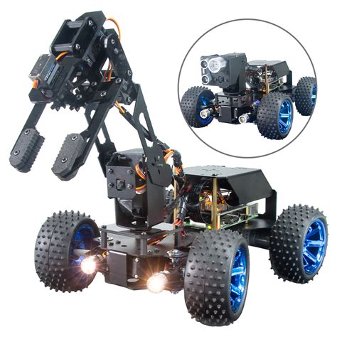 Adeept Picar Pro Smart Robot Car Kit 2 In 1 4wd Car Robot With 4 Dof