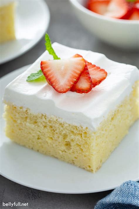 This Is The Best Authentic Tres Leches Cake Recipe A Light Sponge Cake Soaked In Three Diff