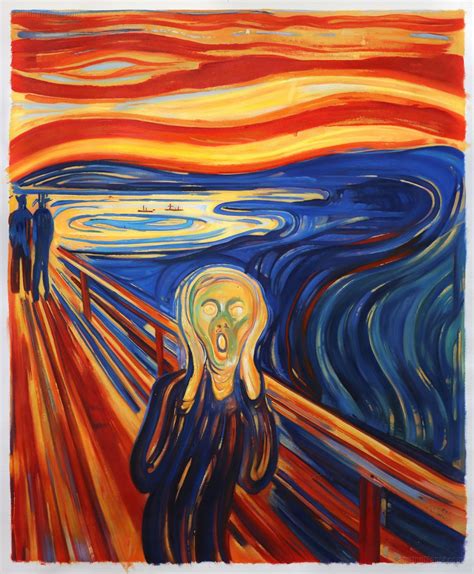 The Scream 1893 Edvard Munch Hand Painted Oil Painting Reproduction