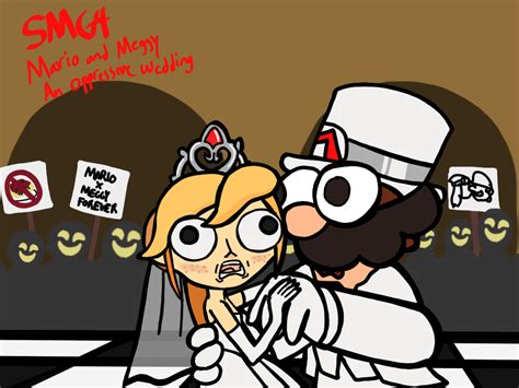 Smg4 Mario And Meggy An Oppressive Wedding By Ultrasponge On Deviantart