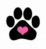 Images of Dog Paw Print Wall Stickers