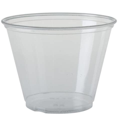 Plastic Cup Pet Crystal Solo® 9oz266ml Ø92cm 50 Units