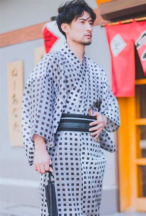 Traditional Japanese Mens Kimono Kimura Kami Kimurakami
