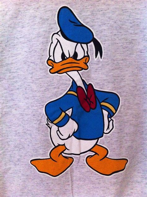 90s Vintage Angry Donald Duck Graphic Tee Shirt 90s Disney Etsy
