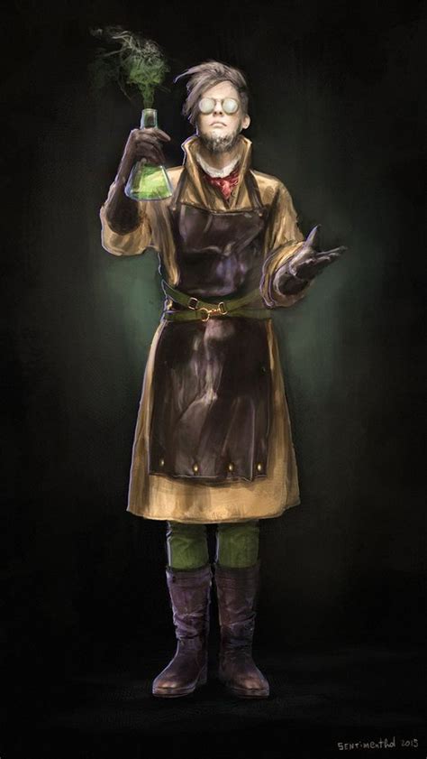 Artstation Mad Scientist Ksenia Sentimenthol Galushkina Steampunk Characters Steampunk