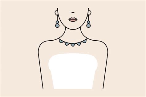 How To Wear Jewelry With Necklines Davids Bridal