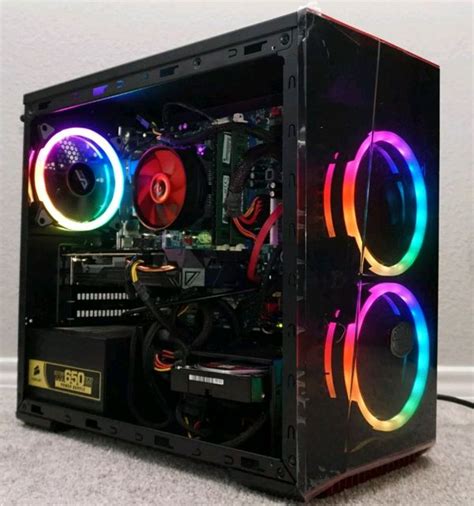 Fortnite Gaming Desktop Computer Pc Custom Rgb Built