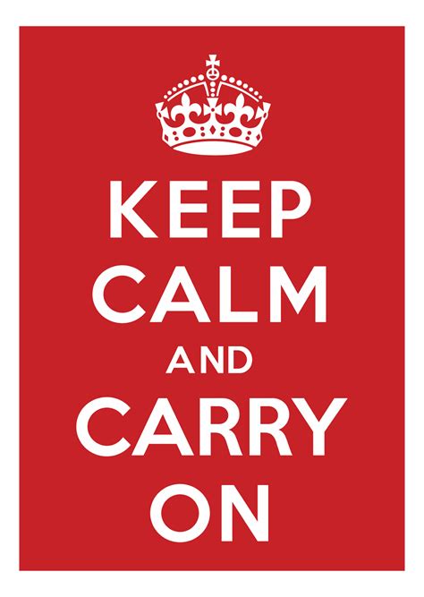 Keep Calm And Carry On Logo Vector ~ Format Cdr Ai Eps Svg Pdf Png