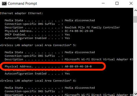 How do you find a computer's ip address location using the command line? How to Find Your MAC Address in Windows 10