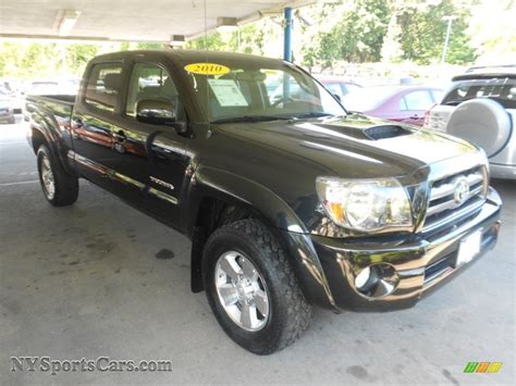 2010 Toyota Tacoma V6 Sr5 Trd Sport Double Cab 4x4 In Black Sand Pearl