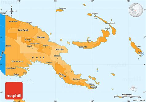 Papua New Guinea Political Map Eps Illustrator Map A Vrogue Co