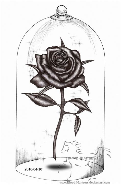 Beauty and the beast | Roses drawing, Beauty and the beast drawing