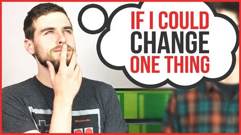 If I Could Change One Thing Two Button Crew Youtube
