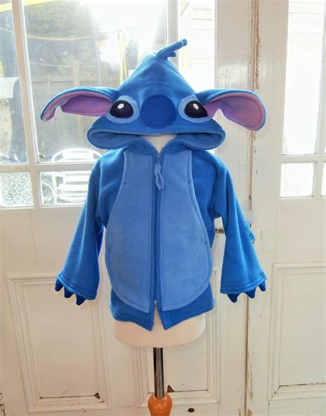 Stitch Hoodie Stitch Costume Lilo And Stitch Inspired Hoodie Etsy Uk