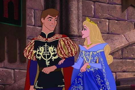 Prince phillip is the love interest of princess aurora and the deuteragonist of disney 's 1959 animated feature film sleeping beauty. Princess Aurora and Prince Philip in their fancy royal ...