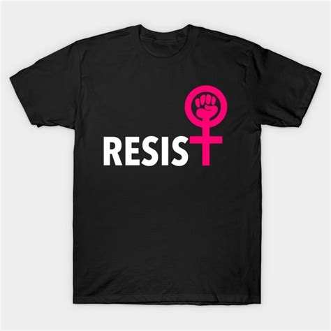 Resist Pink Venus Symbol Resist T Shirt TeePublic