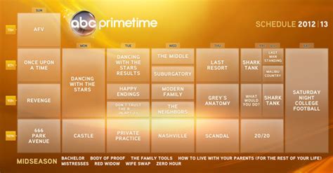 Abc Has A New Fall Schedule Too Popbytes
