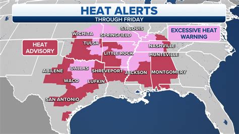 More Than 65 Million At Risk As Oppressive Heat Wave Continues From The Plains To Southeast