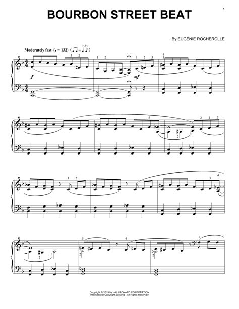 Bourbon Street Beat Partitions Eugénie Rocherolle Piano Solo