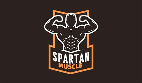 Gym Bodybuilder Logo Template Vector Download