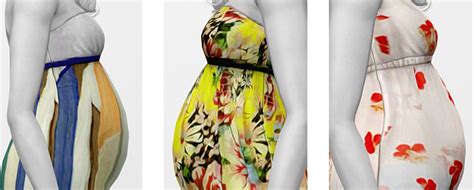 My Sims 3 Blog Three New Maternity Dresses By Rusty Nail